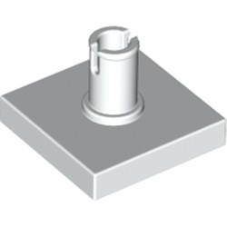 2460-1 Tegel 2x2 met pin wit NIEUW *1L326