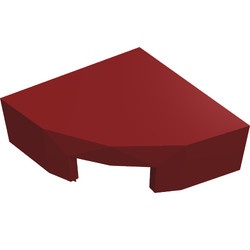 25269-59 Tegel 1/4 rond rood, donker NIEUW *1L138