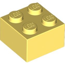 3003-103 Steen 2x2 geel, lichthelder NIEUW *5K0000