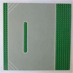 30030pb01-6G Wegenplaat 32x32 racing 1 rij noppen tussen banen GROEN!!! groen gebruikt *3K000