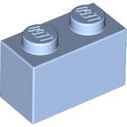 3004-105 Steen 1x2 blauw, lichthelder NIEUW *1L005/008