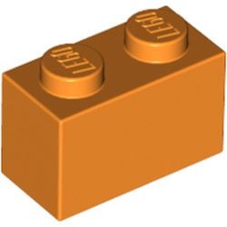 3004-4 Steen 1x2 oranje NIEUW *1L005/008