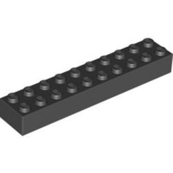 3006-11 Steen 2x10 zwart NIEUW *5K0000