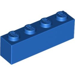 3010-7 Steen 1x4 blauw NIEUW *5K0000