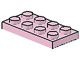 3020-23 Platte plaat 2x4 roze (klassiek) NIEUW *1L206+7+8+9