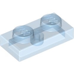 3023-74 Platte plaat 1x2 transparant middenblauw NIEUW *1L168+9+70