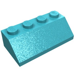 3037-156 Dakpan 45 graden 4x2 blauw, middenazuur NIEUW *1L151
