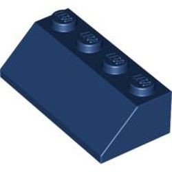 3037-63G Dakpan 45 graden 4x2 blauw, donker gebruikt *1L417