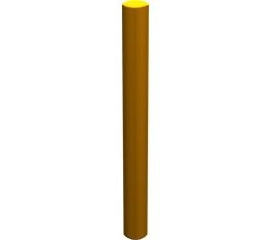 30374-29 Paal lengte 4 noppen oranje, aardekleurig NIEUW *0L006