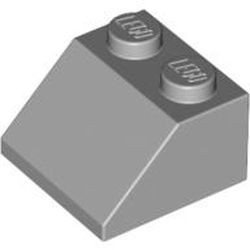 3039-86G Dakpan 45 graden 2x2 grijs, licht (blauwachtig) gebruikt *1L415