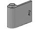 3189-9 Deur 1x3x2 links (dicht) lichtgrijs (klassiek) NIEUW *1L0000