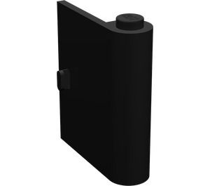 3192-11 Deur 1x3x3 rechts (dicht) zwart NIEUW *1L0000