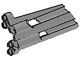 32189-9 Technic, Sierpaneel # 4 Large Long, Large Holes, Sode B lichtgrijs (klassiek) NIEUW *4T071