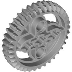 32498-86 Technic, Tandwiel 36 tanden Double Bevel grijs, licht (blauwachtig) NIEUW *0D028