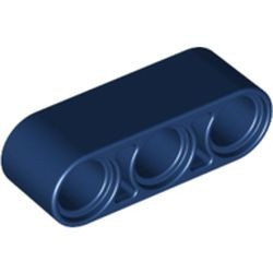 32523-63 Technic, Hefbalk 1x3 dik blauw, donker NIEUW *1DT00