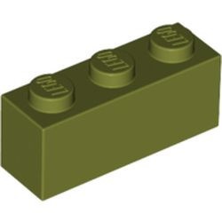 3622-155 Steen 1x3 groen, olijf NIEUW *5L0000
