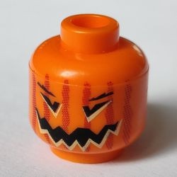 3626bpb0388-4 H5-13 Hoofd- Tweezijdig Jack-o-Lantern pumpkin oranje NIEUW *0B0000