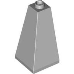 3685-86G Dakpan 75 graden 2x2x3 hoek (2 kanten) grijs, licht (blauwachtig) gebruikt *1L224