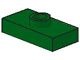 3794-6G Platte plaat 1x2 met 1 nop ZIE OOK 15573 groen gebruikt *1D001