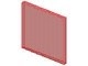 3855-17G Glas voor raam 1x4x3 transparant rood gebruikt *0L000