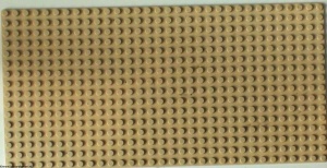 3857-2G Basisplaat 16x32 (geen nopgaten onder) crème gebruikt *5T000