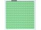 3867-37G Basisplaat 16x16 (geen nopgaten onder) groen, midden gebruikt *4T000