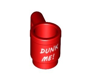 3899pb03-5 Kopje met DUNK ME rood NIEUW *0L0000