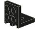 3956-11G Verbindingsstuk 2x2- 2x2 zwart gebruikt *1L0000