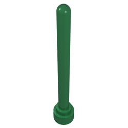 3957-6G Antenne 1x4 noppen hoog groen gebruikt *1L180