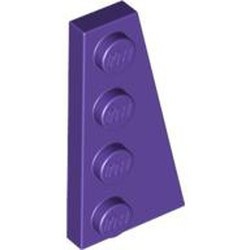 41769-89 Wig plaat 4x2 rechts paars, donker NIEUW *1L228