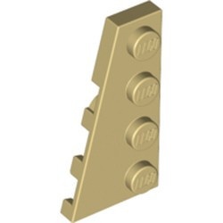 41770-2 Wig plaat 4x2 links crème NIEUW *1L229