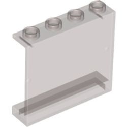 4215-13G Paneel 1x4x3 zonder zijschotten zie ook 60581 transparant zwart gebruikt *1L444
