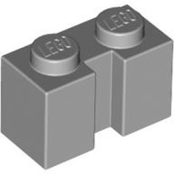 4216-86 Steen 1x2 met sleuf grijs, licht (blauwachtig) NIEUW *1L040