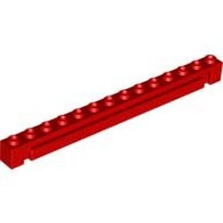 4217-5 Steen 1x14 met gleuf (oa voor garage- elementen) rood NIEUW *5K0000
