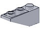 4287-86 Omgekeerde dakpan 33 graden 1x3 grijs, licht (blauwachtig) NIEUW *1L000