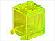 4345-16 Box 2x2x2 opening voorkant open noppen transparant, neongroen NIEUW *5K000