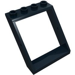4447-11G Dakraam4x4x3- type zonder bodempaneel (Ruit zie 4448) zwart gebruikt *