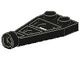 4596-11G Platte plaat 1x2 space wing zwart gebruikt *1L0000
