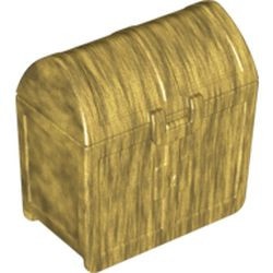 48036-115G DUPLO schatkist (PAKKETPOST) goud, parel gebruikt *