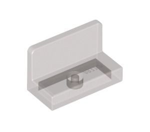 4865b-13 Paneel 1x2x1 (bankje) vlak afgeronde hoeken transparant zwart NIEUW *1L419