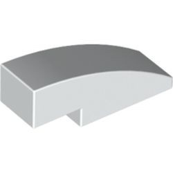 50950-1G Dakpan gebogen 1x3 wit gebruikt *1L272