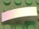 50950-67 Dakpan gebogen 1x3 zilver, metallic NIEUW *1L272
