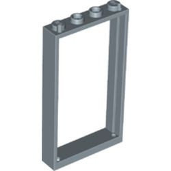 60596-55 Deurpost /raamframe 1x4x6 (2 gaatjes bovenin) blauw, zandkleurig NIEUW *1L234