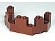 6066-88 Kasteel- kantelen 4x8x2 1/3 bruin, roodachtig NIEUW *