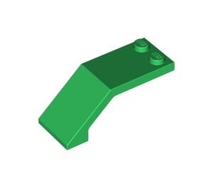 6070-6G Ruit 5x2x 1 2/3- 1x gebogen groen gebruikt *
