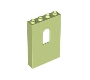 60808-158 Paneel 1x4x6 met raam zonder kanteel geelgroen NIEUW *