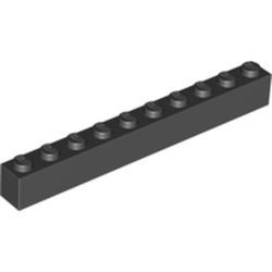 6111-11 Steen 1x10 zwart NIEUW *5K0000