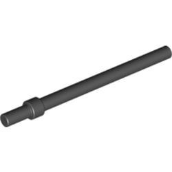 63965-11G Paal 6 noppen met stopring zwart gebruikt *1L0000