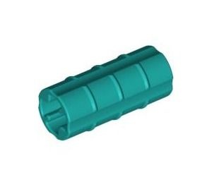 6538-39 Technic, As koppelaar ribbel breedterichting turquoise, donker NIEUW *0L0000
