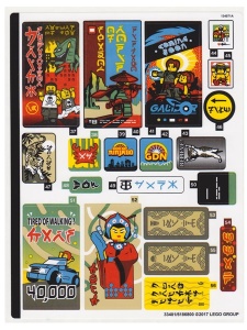 70620stk01 STICKER:70620 Ninjago Movie sticker 1 NIEUW *0S0000